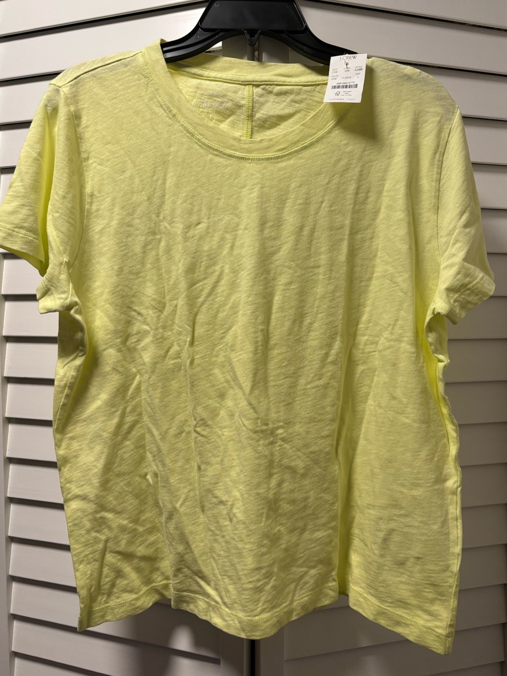 J. Crew Factory Neon Yellow Short Sleeve Tee